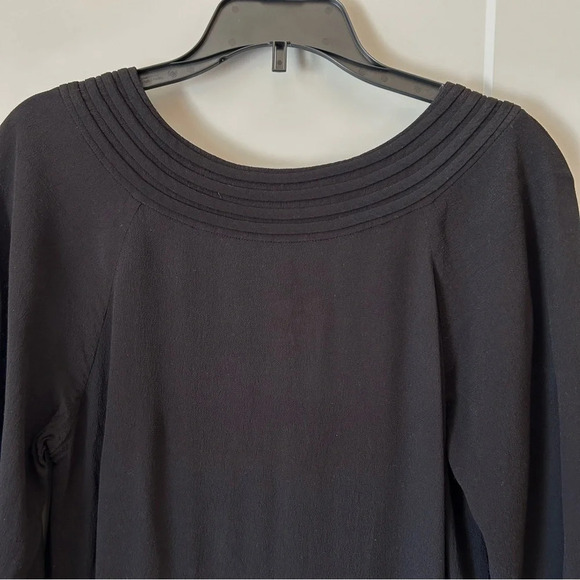 NWT Diane von Furstenberg Black Parlian Shift Dress Size 4 - Picture 4 of 7